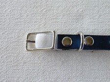  CA5 PERSONALIZE LEATHER CAT COLLAR with STRETCH INSERT