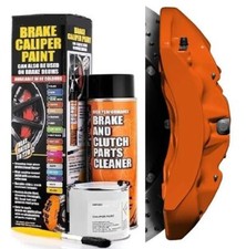 suits PORSCHE (ET-KIT) ORANGE GLOSS Brake Caliper Paint Brush On KIT+gloves