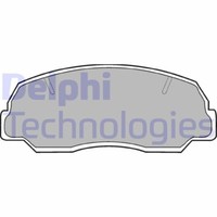 Delphi LP400 Bremsbelagsatz, Scheibenbremse FüR Daihatsu
