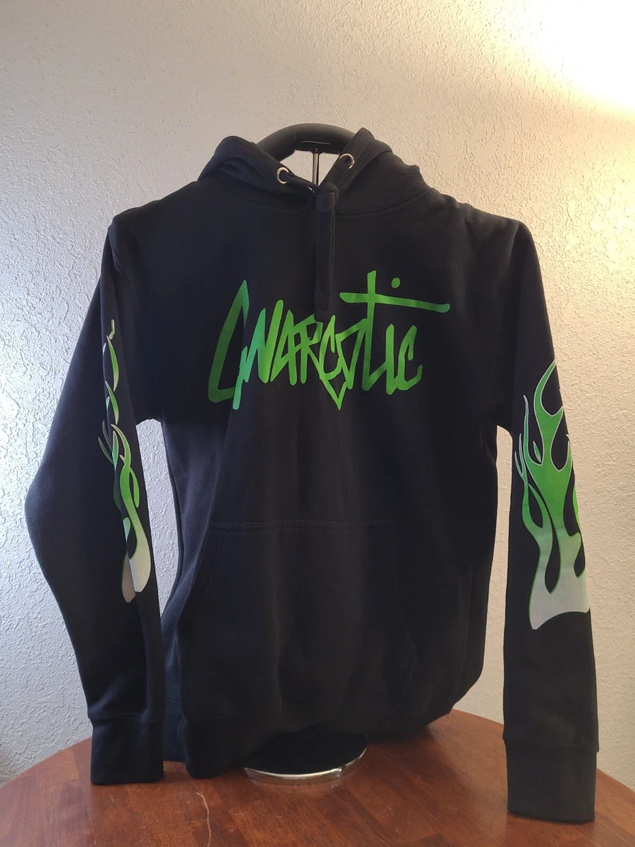Black and hotsell green hoodie