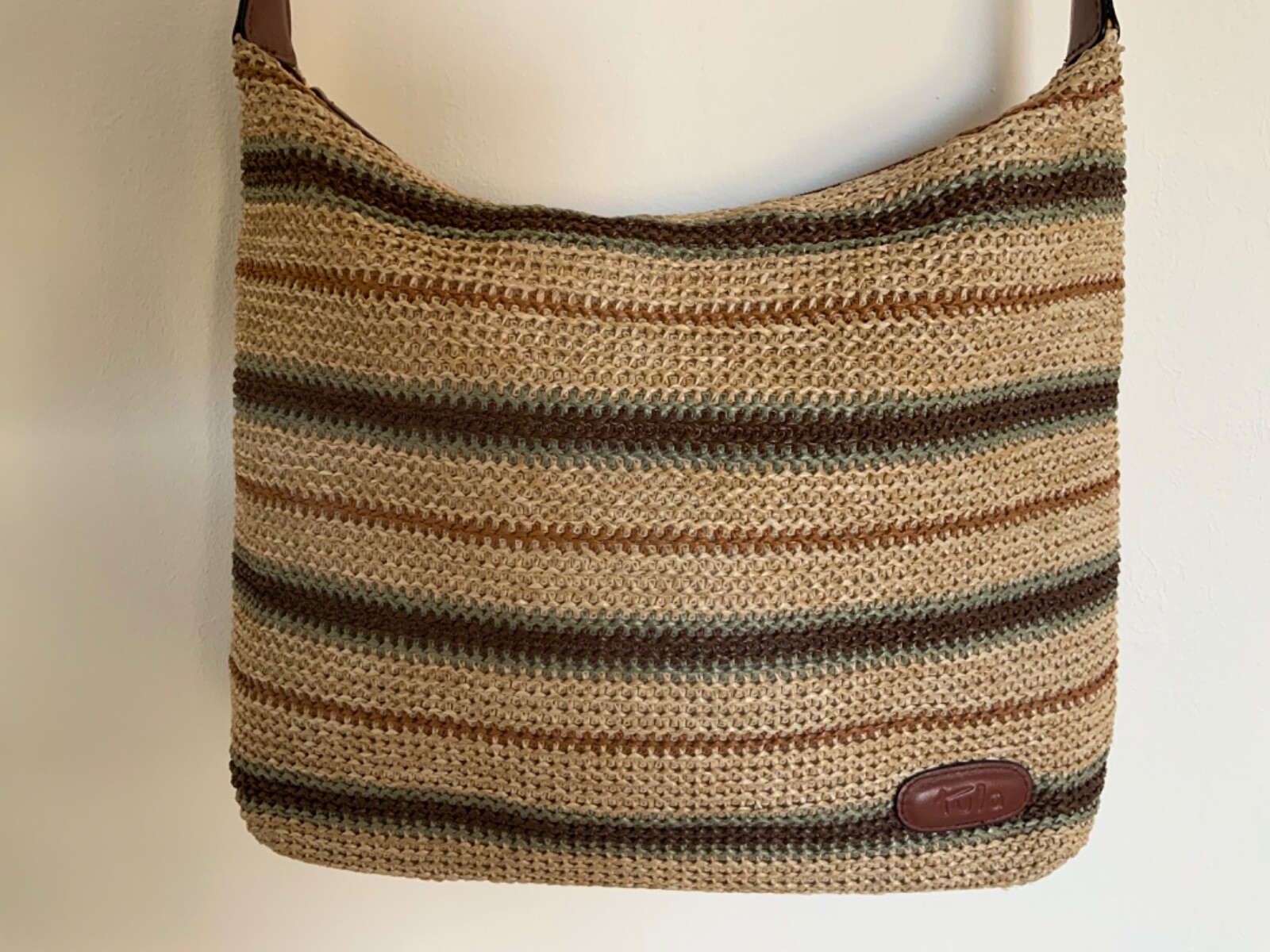 TULA BY RADLEY SOFTENED STRAW SHOULDER BAG MEDIUM COMPARTMENTS eBay