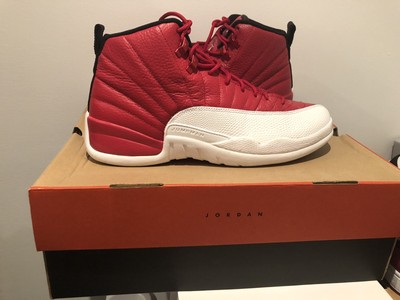 gym red 12s size 11