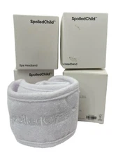 4 Pack Spoiled Child Embroidered Spa Headbands New in Box