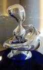 Large Hand Blown Art Glass / Crystal Display or Paperweight:  Sabina Rymanow — photo 6