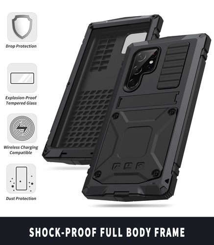 Metal Case For Samsung S23 Ultra S23 Plus Gorilla Heavy Duty Shockproof Cover - 第 15/56 張圖片