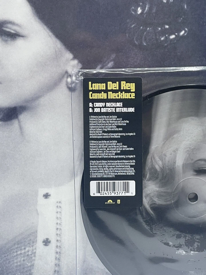 LANA DEL REY Did You Know There’s A Tunnel… WHITE Vinyl AND CANDY NECKLACE 7” LP - Image 2 of 4