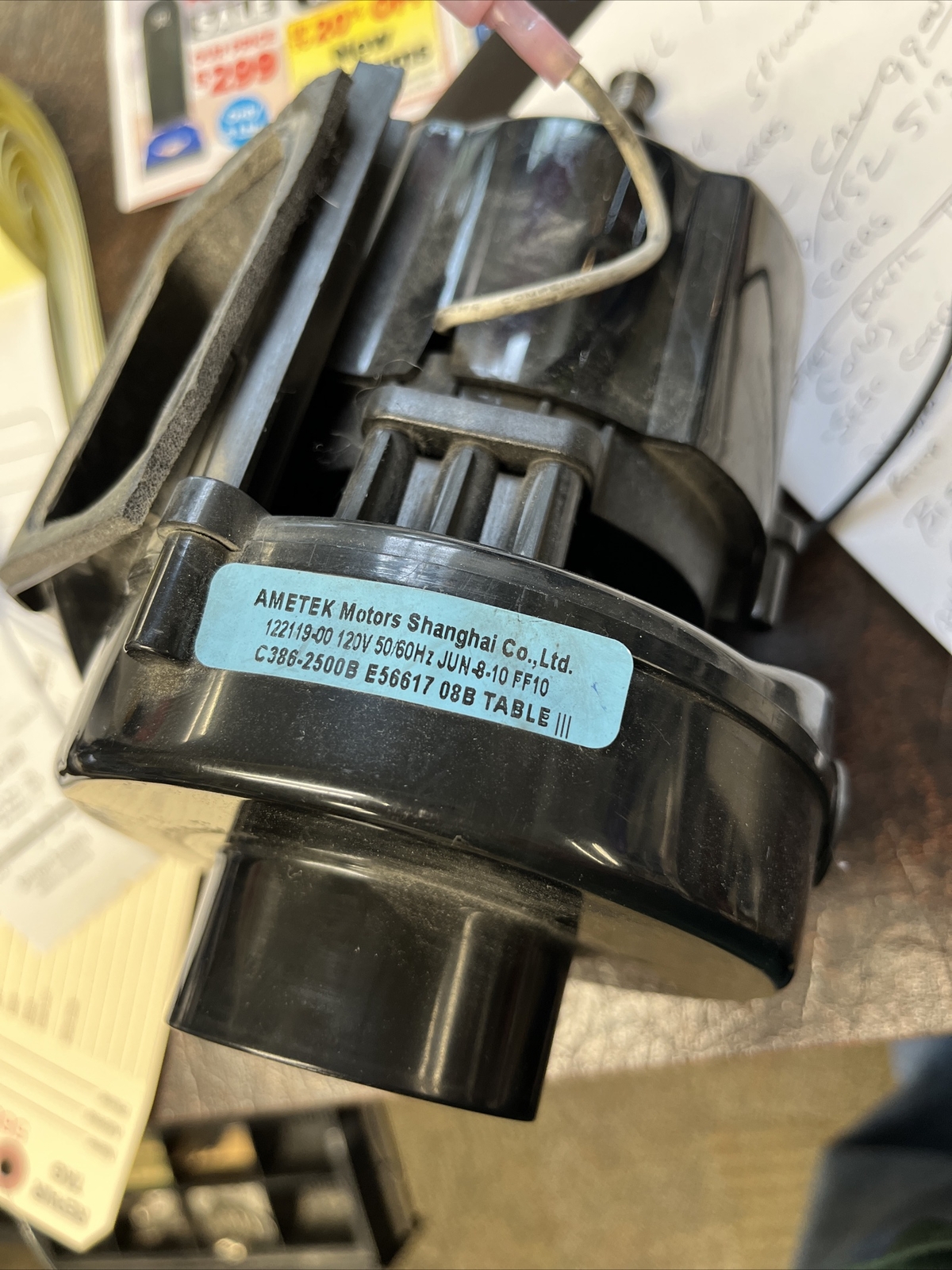 Riccar vacuum motor c3862500b eBay