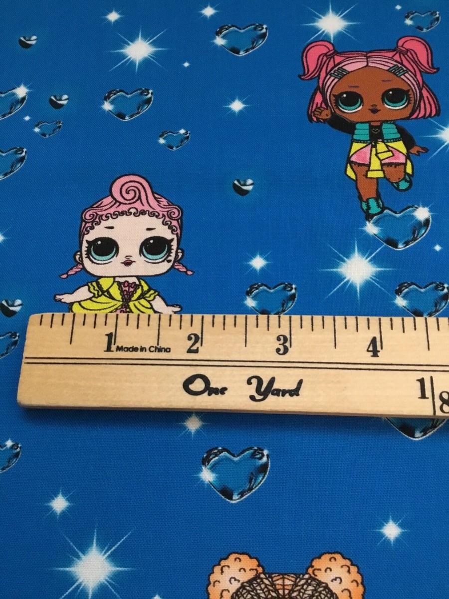 Robert Kaufman Let's Dance LOL Surprise Doll Cotton Fabric on