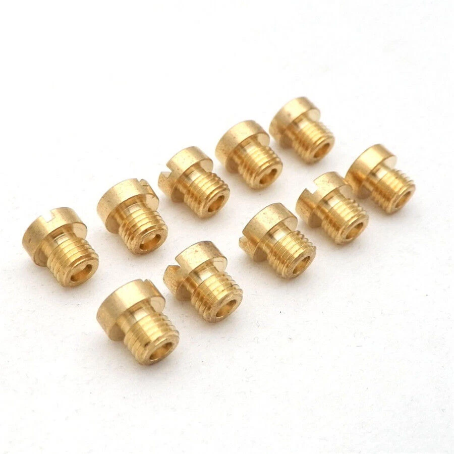 10Pcs 6mm M6 Metal Main Jet Kit 98-130 for Motorcycle Carburetor Injector Nozzle - Image 3 of 4