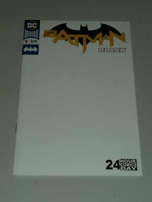 BATMAN 24 HOUR COMIC DAY BLANK #1 VF (8.0 OR BETTER) DC UNIVERSE COMICS 2018