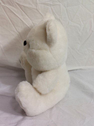 Vintage America Wego Plush White Big Foot Teddy Bear Stuffed Animal Toy 9" - Picture 2 of 10