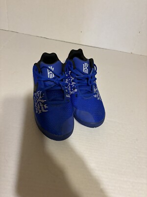 Nike Kyrie Flytrap II Boys Size 5Y Blue Black Athletic Shoes Sneakers AQ3412-400