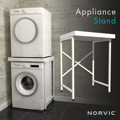 NORVIC Geräteständer | Universal Stapelständer für Waschmaschine & Trockner
