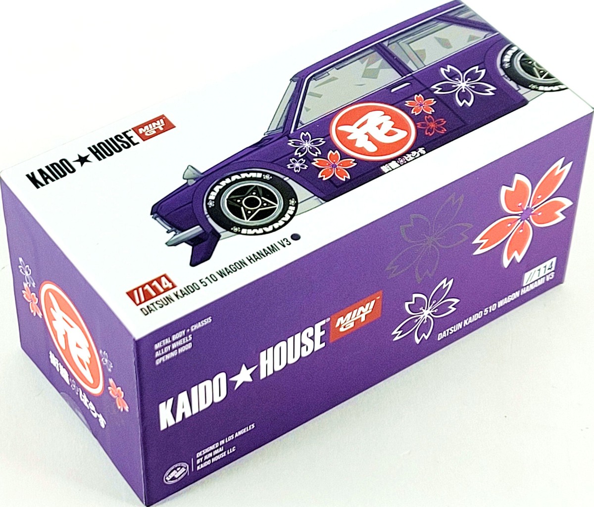 Kaido House x Mini GT Datsun 510 Wagon Hanami V3 🟪PURPLE