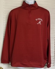 Men Alabama Crimson Tide Champion 1/4 Zip Pullover Shirt, Large Crimson