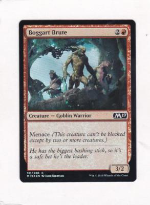Magic: MTG: M2019: Boggart Brute **Foil**