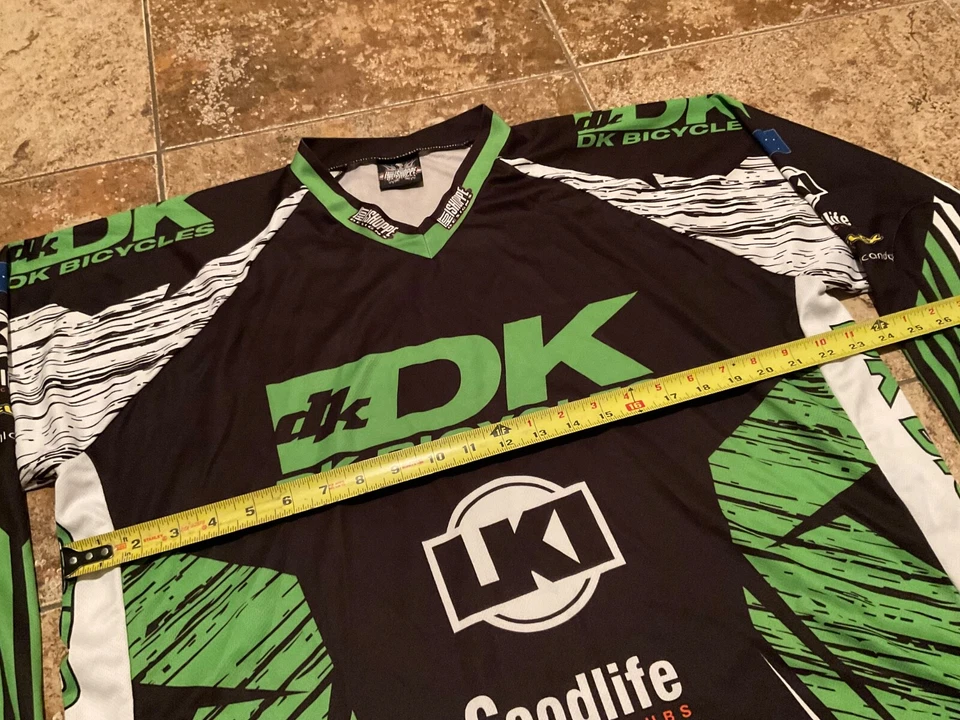 HOT SHOPPE DESIGNS BMX JERSEY LONSLEEVE DK BIKES (MASCULINO GG) USADO - Imagem 3 de 4