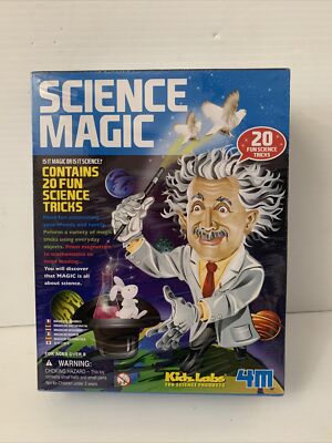NEW and Sealed Science Magic 20 Fun Science Tricks Kidz Labs 4M FREE SHIPPING!