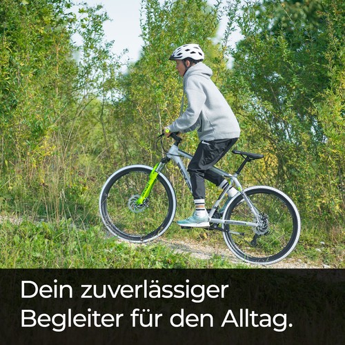 27,5 Zoll Mountainbike 21 Gang Fahrrad Scheibenbremsen Zündapp FX27 schwarz/grün - Bild 11 von 26