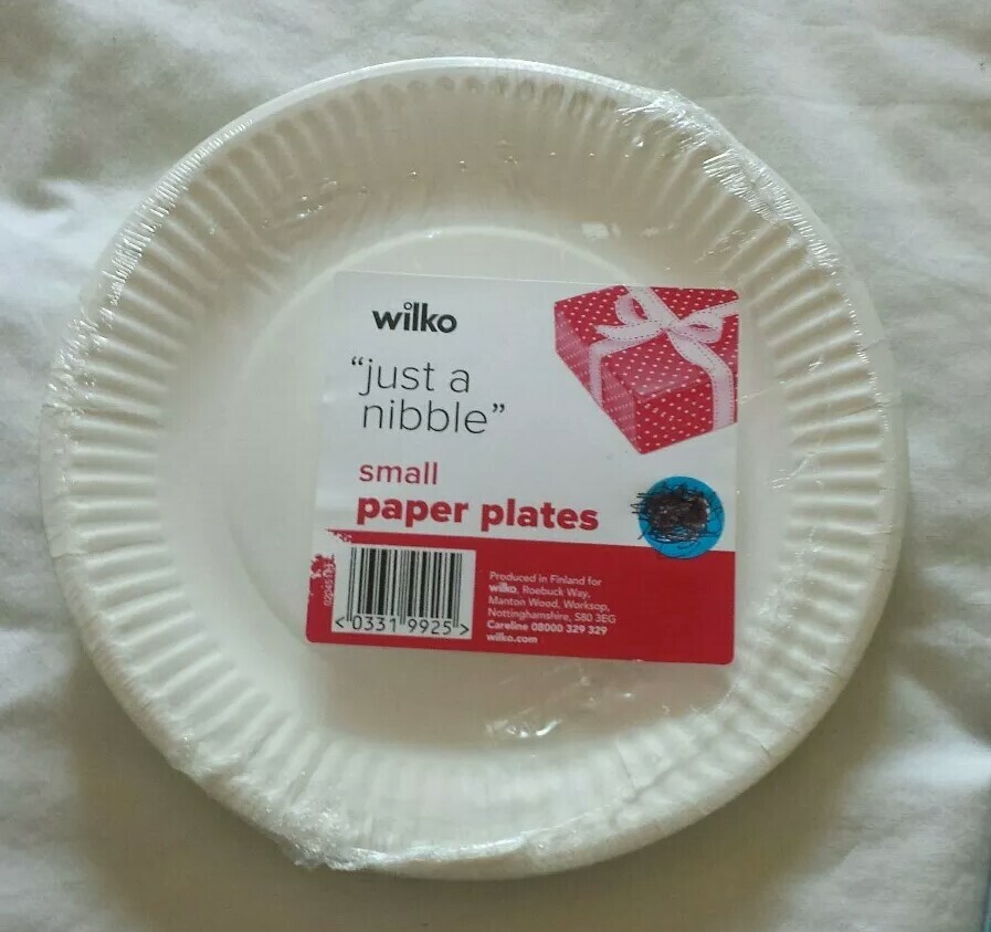 Wilko Small Paper Plates for sale online eBay