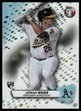 2023 Topps Pristine Refractor Jonah Bride Rookie Oakland Athletics #70