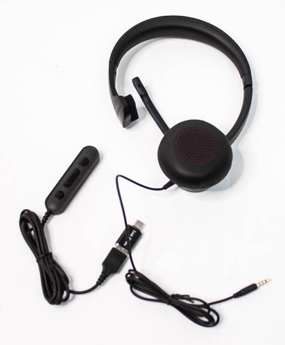 Link Dream Casque Microphone PC USB 3,5mm Business Stéréo - Photo 3/3