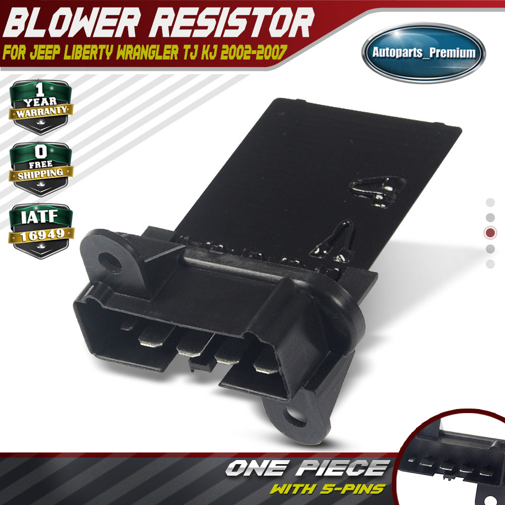Heater Blower Motor Resistor for Jeep Liberty 20022007 Wrangler TJ