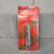 HOSA GXX 145 Adapter XLR F - XLR F Coupler Gender Changer HSP 1800 NEW