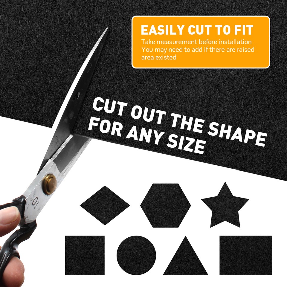 Car/RV Underfelt Carpet Trunk Liner /Interior Upholstery Replacement