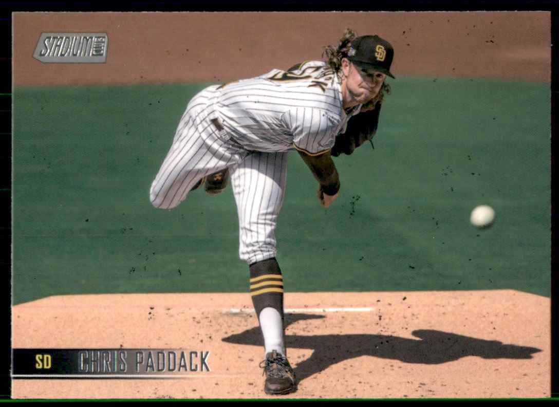 2021 Stadium Club Chris Paddack San Diego Padres 75 TW17358 eBay