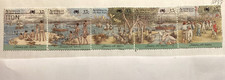 Timbre d'AUSTRALIE   N° 1045 à 1049  oblitéré  1988