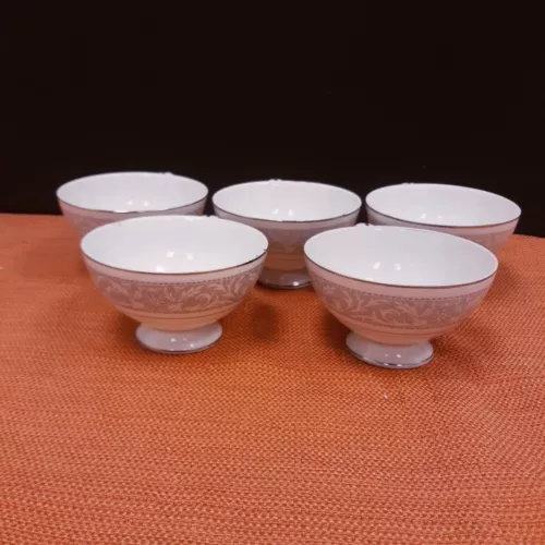 VTG Imperial China Whitney #5871 by W Dalton mugs/Cups Set of 5 Made in japan 