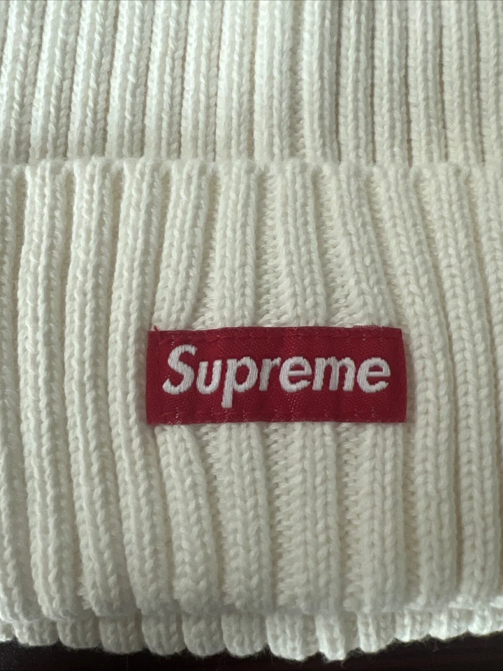 Supreme White Beanie - Image 3 of 4