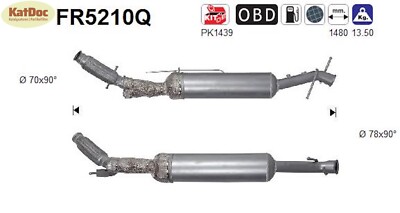   Ruß-Partikelfilter für Citroen, Opel, Peugeot, Toyota, 2.0, Silizium, Euro 6