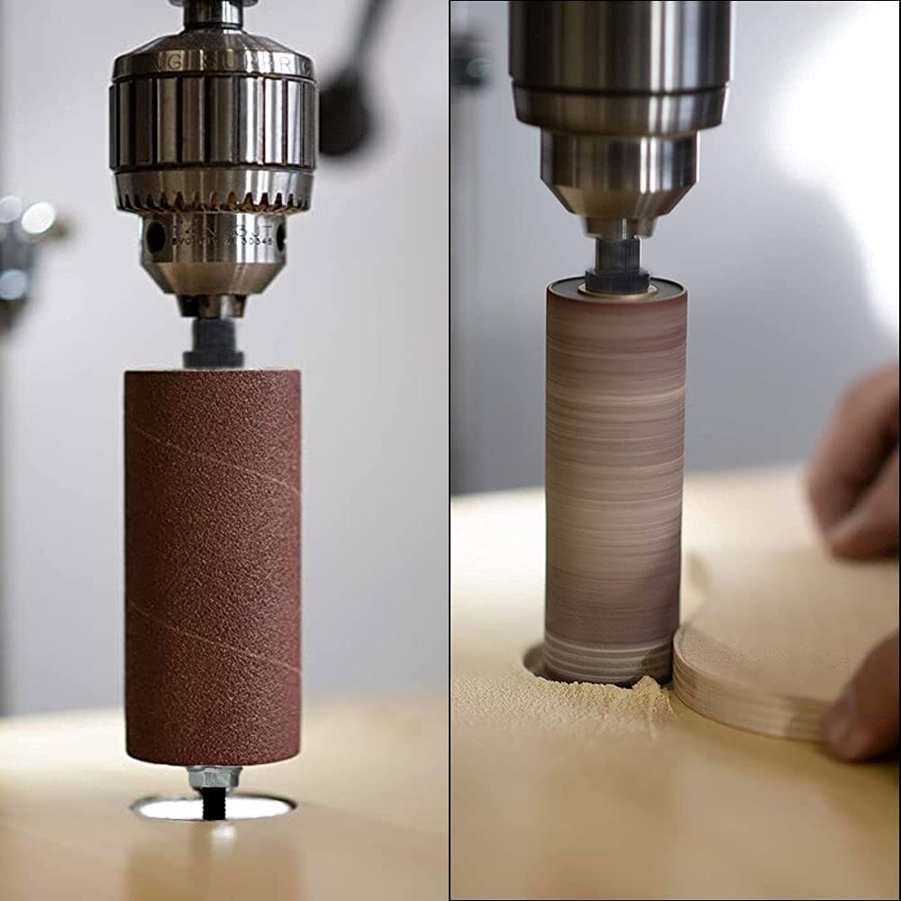 scottchen PRO Spindle Sander Adaptor 4-1/2" x 1/2" with Rubber Sanding Drum K...