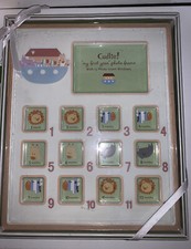 Cudlie My First Year Photo Frame 13 Photo Inserts Noah  s Ark Animals