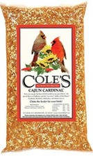 Cole  s Cajun Cardinal Blend Wild Bird Seed   Spicy Nut  Seed Blend   10lb