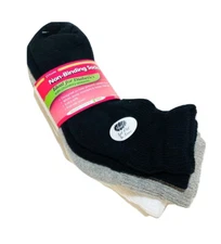 J.T. Foote Non-Binding Diabetic Lo-Cut Socks, Ladies