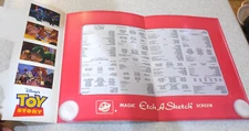 Disney Company  TOY STORY Movie studio Screening Program Etch a sketch