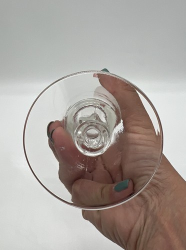 Vintage Libbey Glass MCM Number 8 Pilsner Beer Glass 1950’s Pink Red Dots - Picture 4 of 5