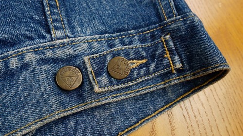 Vintage Guess Jacket Mens Small 80s USA 90s Denim Jean Trucker Georges Marciano - Picture 15 of 16