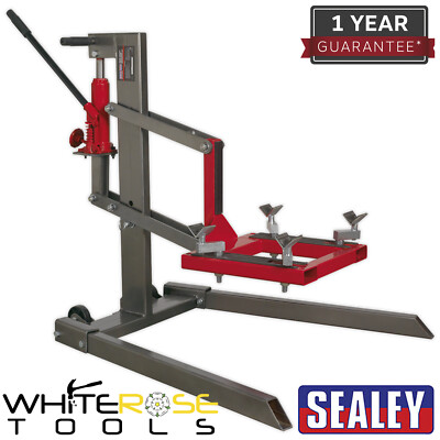 Sealey Motorradlift 450kg Kapazität Einzelpfosten Hydraulisches Garagenlifting