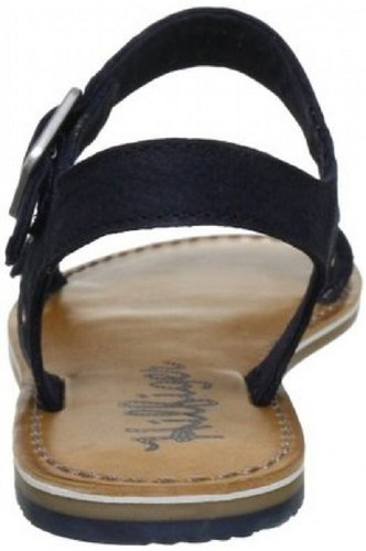 Tommy Hilfiger Girls Sandals Size 11 Eu 29 Navy Leather Brand New Summer Shoes - Picture 2 of 6