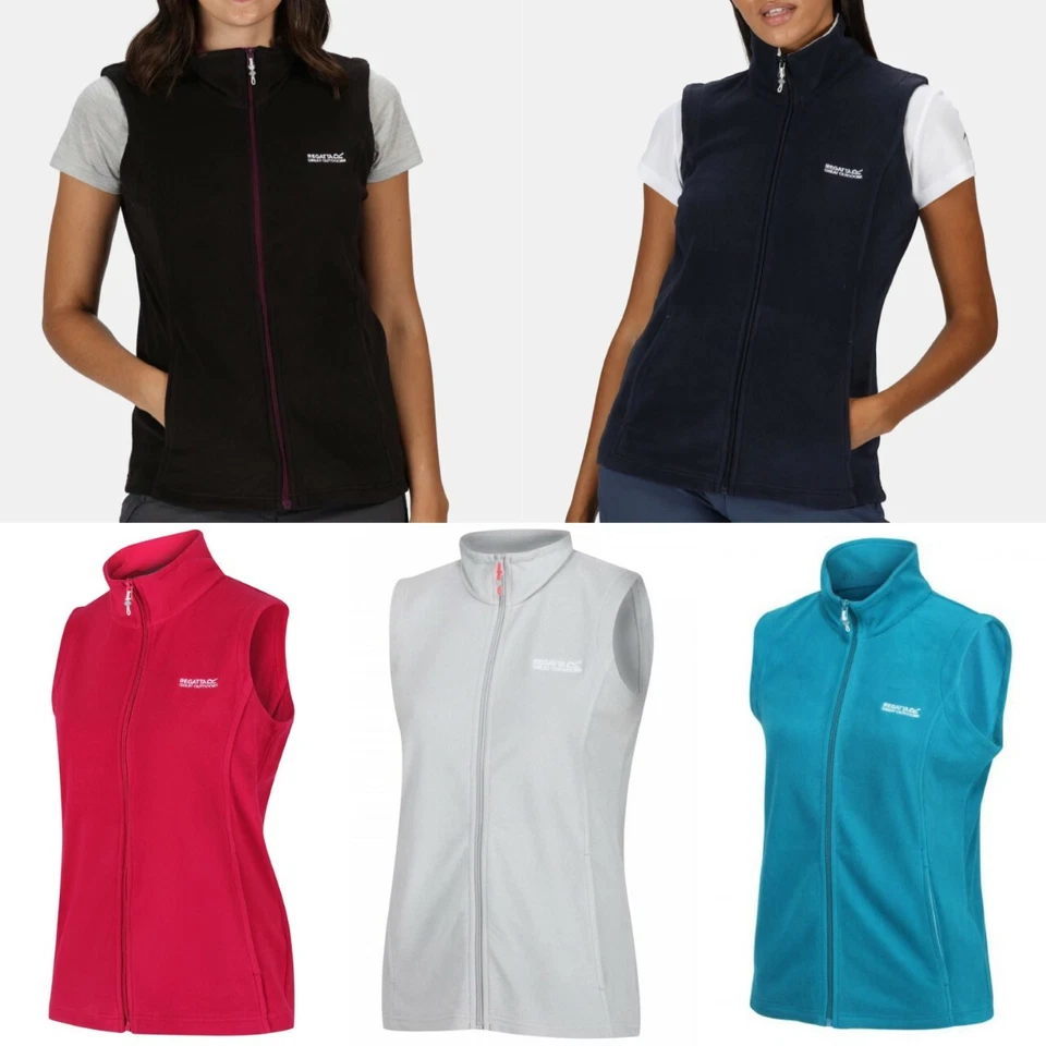 Regatta Fleeceweste Damen Bodywärmer mit durchgehendem Reißverschluss leichte ärmellose Weste 358