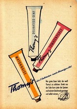 3w6415/ Alte Reklame von 1959 &ndash; THOMY&acute;s &ndash; die 3 Delikaten nach Schweizer Art.