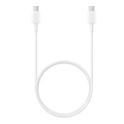 Câble USB-C /USB C 1,5 m 3A Blanc - Photo 1/2