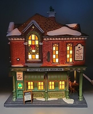 Department 56 Molly O'Brian's Irish Pub Christmas in the City