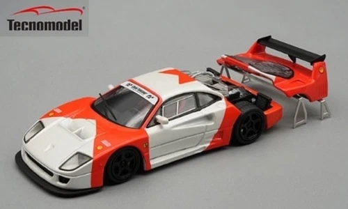 TM64-01C Tecnomodel 1:64 Ferrari F40 LM 1996 Red White w/Black Wheels model car