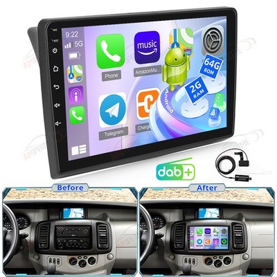 DAB+ Carplay Autoradio Für Renault Trafic 2001-2010 GPS Navi Android 15 2+64GB