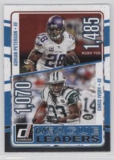 2016 Donruss League Leaders Adrian Peterson Chris Ivory #3 0q1